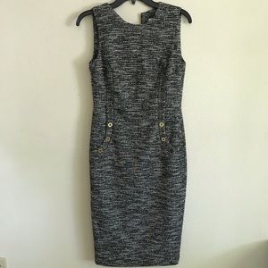 Calvin Klein Tweed Sheath